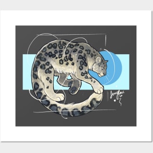 Snow Leopard Posters and Art